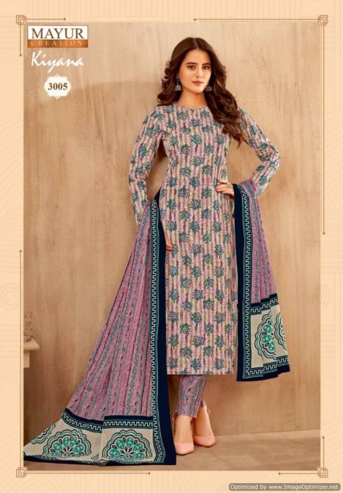 Kiyana Vol 3 By Mayur Printed Heavy Cotton Dress Material Wholesale Price In Surat